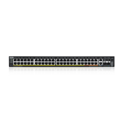 Коммутатор L3 Access коммутатор Zyxel NebulaFlex Pro XGS2220-54FP, rack 19", 48xRJ-45: 1G PoE+ (8 из них PoE++), 2xRJ-45: 1/2.5/5/10G PoE++, 4xSFP+, бюджет PoE 960 Вт