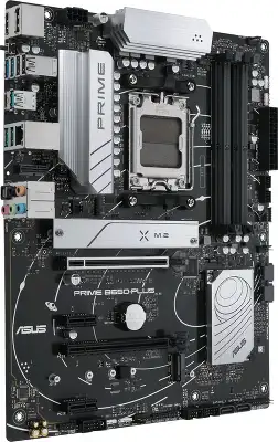 Материнская плата Asus PRIME B650-PLUS-CSM SocketAM5 AMD B650 4xDDR5 ATX AC`97 8ch(7.1) 2.5Gg RAID+HDMI+DP