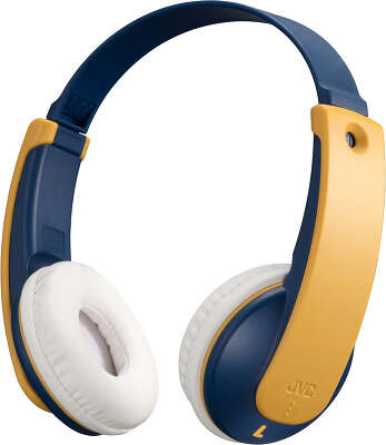 Наушники детские беспроводные JVC HA-KD10W-P-E,синий/желтый [HA-KD10W-Y-E]