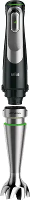 Блендер погружной Braun MQ9135XI 1200Вт черный/серебристый