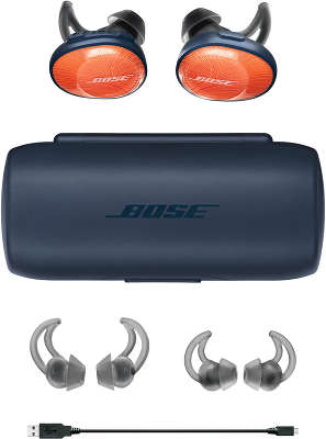 Наушники беспроводные Bose SoundSport Free Wireless In-Ear Headphones, Orange [774373-0030]