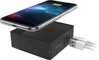 Зарядное устройство с аккумулятором Mophie Global Powerstation Hub 6000 мАч, Black [401102475]