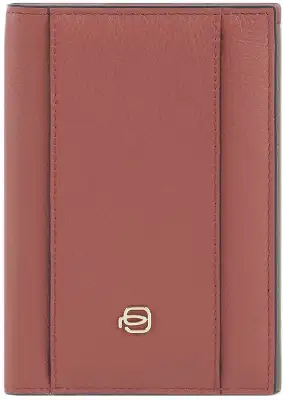 Обложка для паспорта женский Piquadro Circle PP6340W92R/ARTM коралловый/кофейный натур.кожа