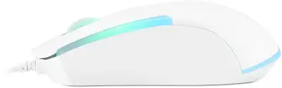 Мышь Оклик 245M белый оптическая 1000dpi USB 3but (471480)