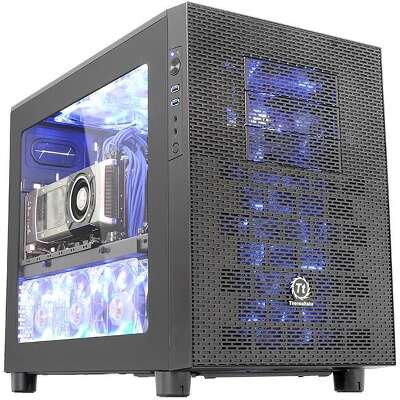 Корпус Thermaltake Core X2, Window, черный, mATX, без БП (CA-1D7-00C1WN-00)
