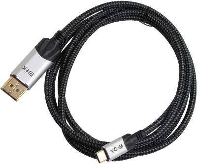Кабель USB 3.1 Type-C(m)-DisplayPort(m), 1.8м, черный VCOM Premium (CU422MCV-1.8M)