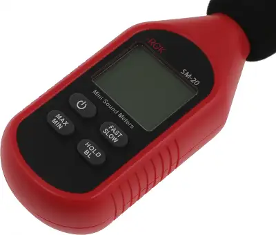 Измеритель уровня шума RGK SM-20 портативный красный/черный (776530)