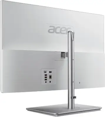 Моноблок Acer Aspire C27-195ES 27" Full HD Core Ultra 5 125U (1.3) 16Gb SSD512Gb Graphics CR Eshell GbitEth WiFi BT 65W клавиатура мышь Cam серебристый 1920x1080