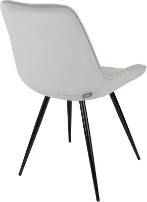 Стул для дома Бюрократ CH-K2 св.серый Holland 09 металл черный на ножках (CH-K2_1/HL09)