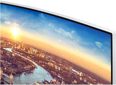 Монитор 34" Samsung C34J791WTI VA 3440x1440 Curved HDMI, DP USB-Hub белый