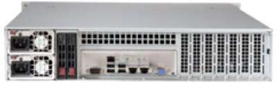 Корпус SuperMicro CSE-826BAC12-R1K23LPB 2U, 2x1200W, 12x3.5» bay SAS3/SATA/NVMe4 7xLP, RM