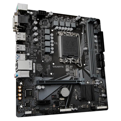 Материнская плата GIGABYTE H610M S2H V3 DDR4, LGA1700, H610, 2*DDR4, 4*SATA, 1*M.2, 2*USB 3.2, 4*USB 2.0, 1*PCIx16, 1*PCIx1, D-Sub+HDMI+2*DP, mATX