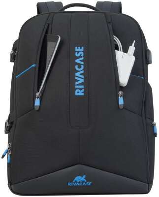 Рюкзак для ноутбука 17.3" Riva 7860 черный полиэстер (7860 BLACK)