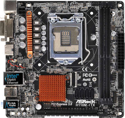 Мат. плата Asrock H110M-ITX