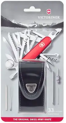 Нож перочинный Victorinox SwissChamp (1.6795.LB1) 91мм 33функц. красный блистер