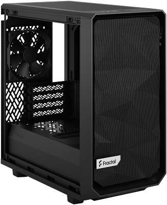 Корпус Fractal Design Meshify 2 Mini Black TG Dark Tint, черный, mATX, Без БП (FD-C-MES2M-01)