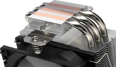 Устройство охлаждения(кулер) ID-Cooling SE-903-XT RGB Soc-AM5/AM4/1200/1700/1851 черный 4-pin 14-26dB Al+Cu 130W 650gr Ret