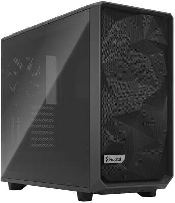 Корпус Fractal Design Meshify 2 Light Tempered Glass, темно-серый, EATX, Без БП (FD-C-MES2A-04)