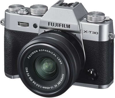 Цифровая фотокамера Fujifilm X-T30 Silver kit (XC 15-45 f/3.5-5.6 OIS PZ)