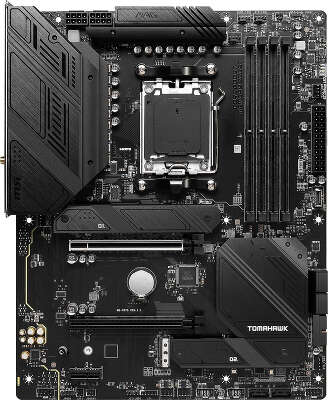 Материнская плата MSI MAG B650 TOMAHAWK WIFI SocketAM5 AMD B650 4xDDR5 ATX AC`97 8ch(7.1) 2.5Gg RAID+HDMI+DP