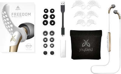 Наушники для спорта Jaybird Freedom Bluetooth Headphones Gold + гарнитура