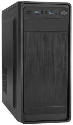 Корпус MIDITOWER ATX W/PSU 2xUSB3.0+TypeC аудио черный XP-332UC EX287371RUS EXEGATE