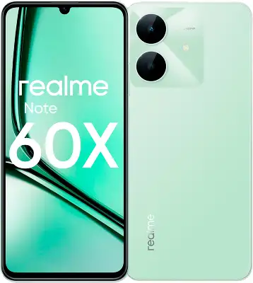 Смартфон realme Note 60x RMX3938 3+64 Зеленый 6.74
