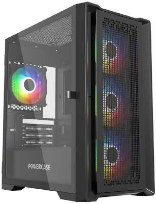 Корпус PowerCase ByteFlow Micro, черный, ATX, без БП (CAMBFB-A4)