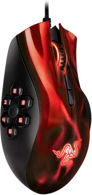 Мышь Razer Naga Hex, Red