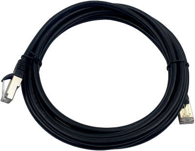 Патч-корд Buro BU-7-3M STP 4 пары cat.7 CCA molded 3м черный RJ-45 (m)-RJ-45 (m)