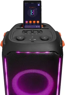 Минисистема Hi-Fi JBL PartyBox 710 черный/оранжевый 800Вт USB BT