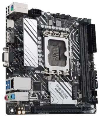 ASUS PRIME H610I-PLUS-CSM (Socket 1700, mini ITX, 2xDDR5(96GB), VGA/HDM/DP, 1xPCIe 4.0x16, 1xLAN, 4xSATA 6Gb/s, 1xM.2, 1xM.2 E key, 2xUSB 3.2, 2xUSB 2.0, 1xPS/2)