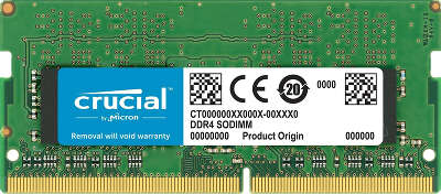 Модуль памяти DDR4 SODIMM 8Gb DDR2400 Crucial (CT8G4S24AM)