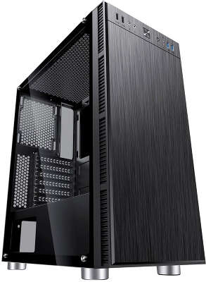 корпус Accord 3407 black w/o PSU ATX 8x120mm 2xUSB2.0 1xUSB3.0 audio bott PSU