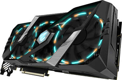 Видеокарта GIGABYTE nVidia GeForce RTX 2080 Ti Aorus 11Gb GDDR6 PCI-E 3HDMI, 3DP