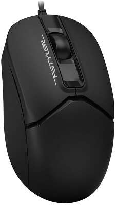 Мышь проводная A4Tech Fstyler FM12S black (оптическая (1200dpi) silent USB 3but) (FM12S BLACK)