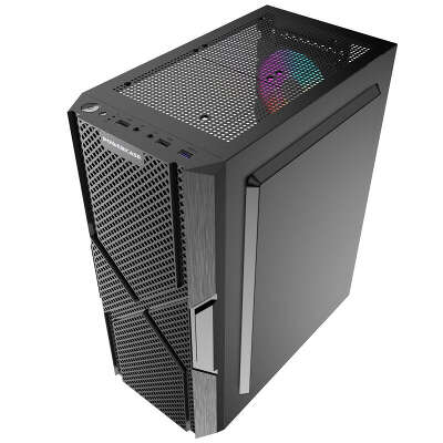 Корпус PowerCase MISTRAL T4B, черный, ATX, Без БП (CMITB-L4)