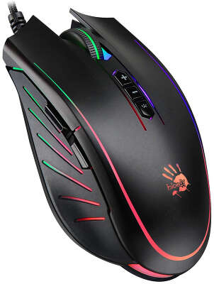 Мышь A4Tech Bloody Q81 Curve черный оптическая 3200dpi USB 7but (Q81)
