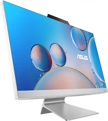 Моноблок Asus F3702WFA-WPE0050 27" Full HD Ryzen 5 7520U (2.8) 16Gb SSD512Gb RGr CR без ОС GbitEth WiFi BT 90W клавиатура мышь Cam белый 1920x1080
