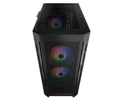 Корпус COUGAR Airface RGB, черный, ATX, Без БП (CGR-5ZD1B-AIR-RGB)