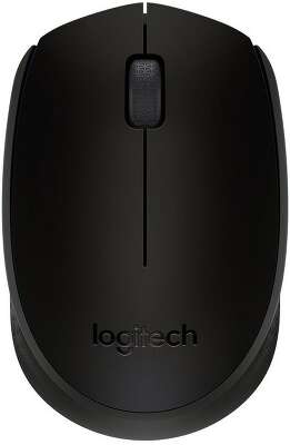 Мышь беспроводная Logitech M171 black (USB, оптическая, 1000dpi) (910-004424)