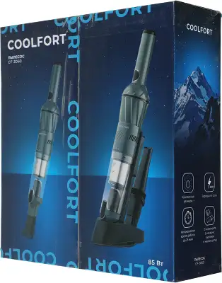 Пылесос Автомобильный Coolfort CF-3060 черный 85Вт