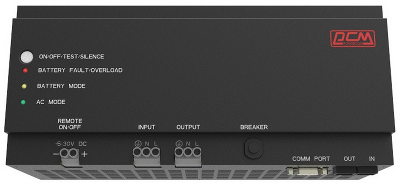 Источник бесперебойного питания Powercom DRU 500VA/300W, DIN Rail, 230V, RS-232, 2 year warranty (1995967)