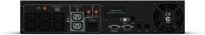 ИБП CyberPower PR1000ELCDRT2UA, Rackmount, Line-Interactive, 1000VA/900W, 8 IEC-320 С13 розеток, USB&Serial, RJ11/RJ45, SNMPslot, LCD дисплей, Black, 0.6х0.5х0.3м., 30.2кг./ UPS Line-Interactive CyberPower PR1000ELCDRT2UA 1000VA/900W USB/RS-232/Dry/EPO/SN