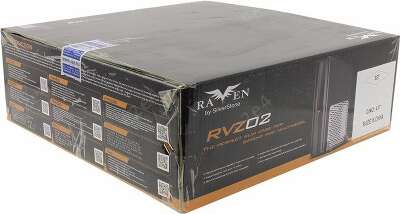 Корпус SilverStone RVZ02, черный, mini-ITX, Без БП (SST-RVZ02B)