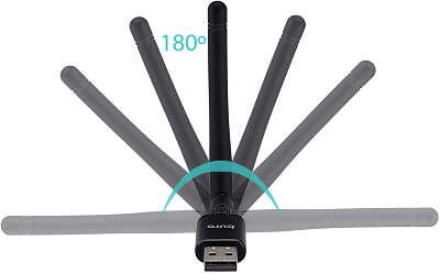 Адаптер USB Buro BU-BT40C BT4.0+EDR class 1 100м черный
