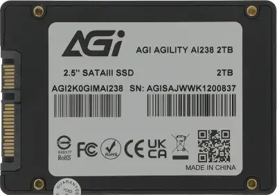 Накопитель SSD AGi SATA-III 2TB AGI2K0GIMAI238-CB AI238 2.5