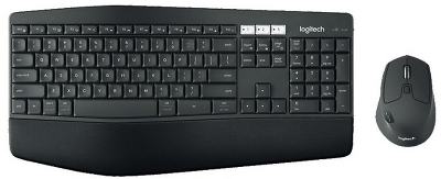 Клавиатура+мышь Logitech Wireless Desktop MK850 Performance (Keybord&mouse), Black, Bluetooth, 2.4GHz, Rus/Eng, [920-008232]