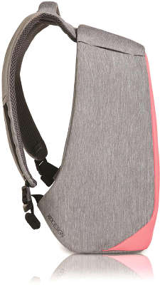 Рюкзак для ноутбука до 14" XD Design Bobby Compact, серый/розовый [P705.534]