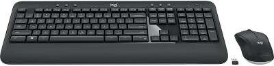 Клавиатура + мышь Logitech MK540 клав:черный мышь:черный USB беспроводная slim Multimedia (920-008686)
